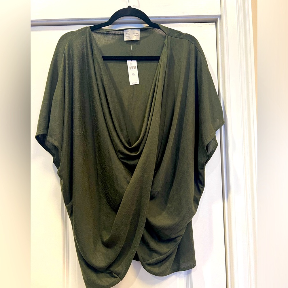 Brand New Anthropologie Cross Top NWT